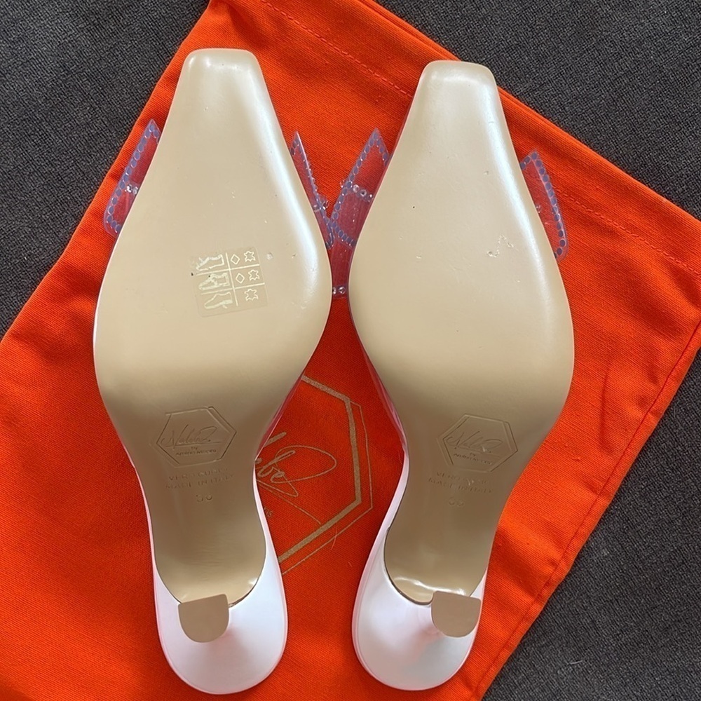 Nalebe by Amina Means - Dimante Mule PVC - Clear - Picture 6 of 14